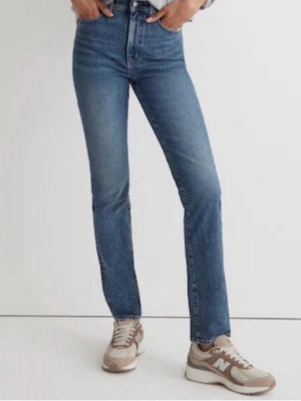 🍁 Madewell The Perfect Vintage Jean in Blue, Size 31, Straight Leg, High Waist